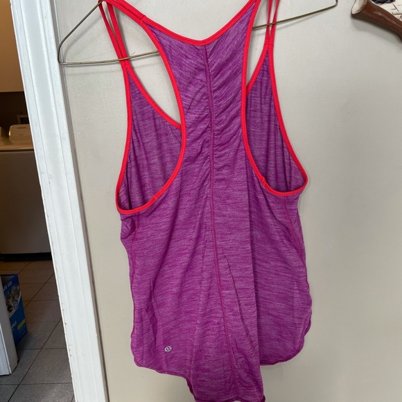 LULULEMON PURPLE AND ORANGE TANK - Picture 2 of 4